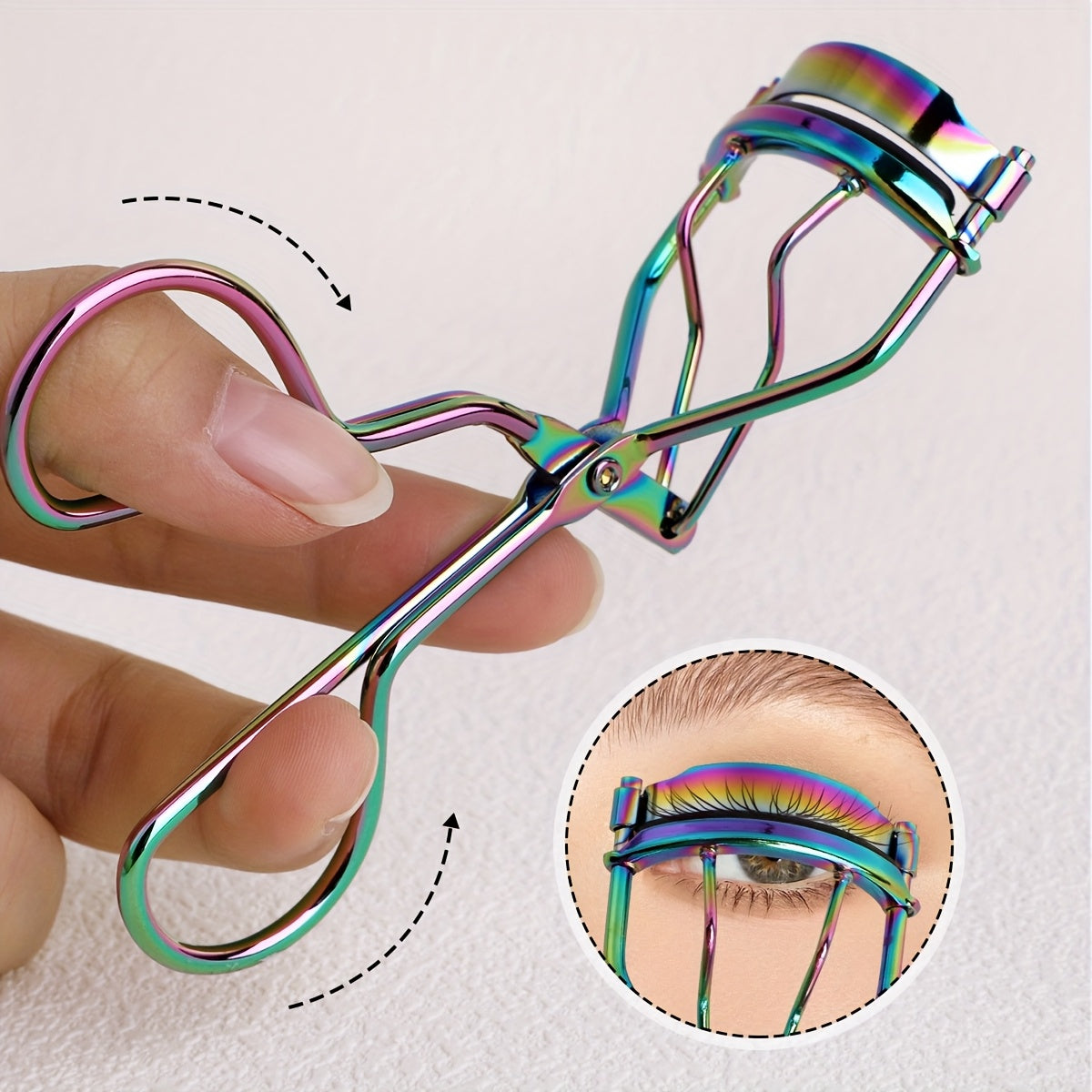 A Premium Golden Classic Eyelash Curler - A Beauty And Makeup Tool That Does Not Require Charging, Portable, Simple, Durable, A Natural Curling Beauty Tool Suitable For Women's Eyelashes.