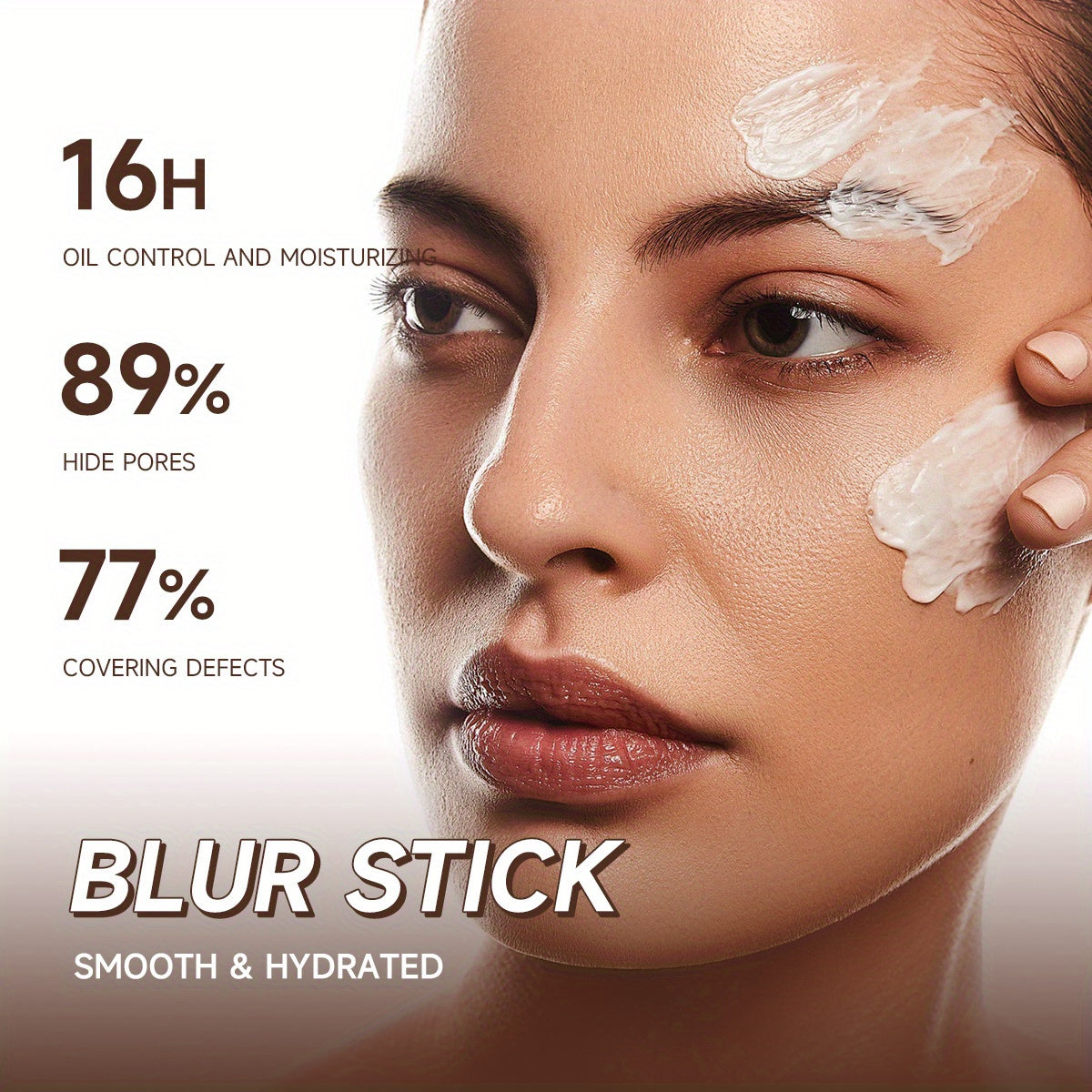 Hydrating Invisible Pore Base Makeup Stick, Gentle and Oil Control Concealer for Flawless Makeup