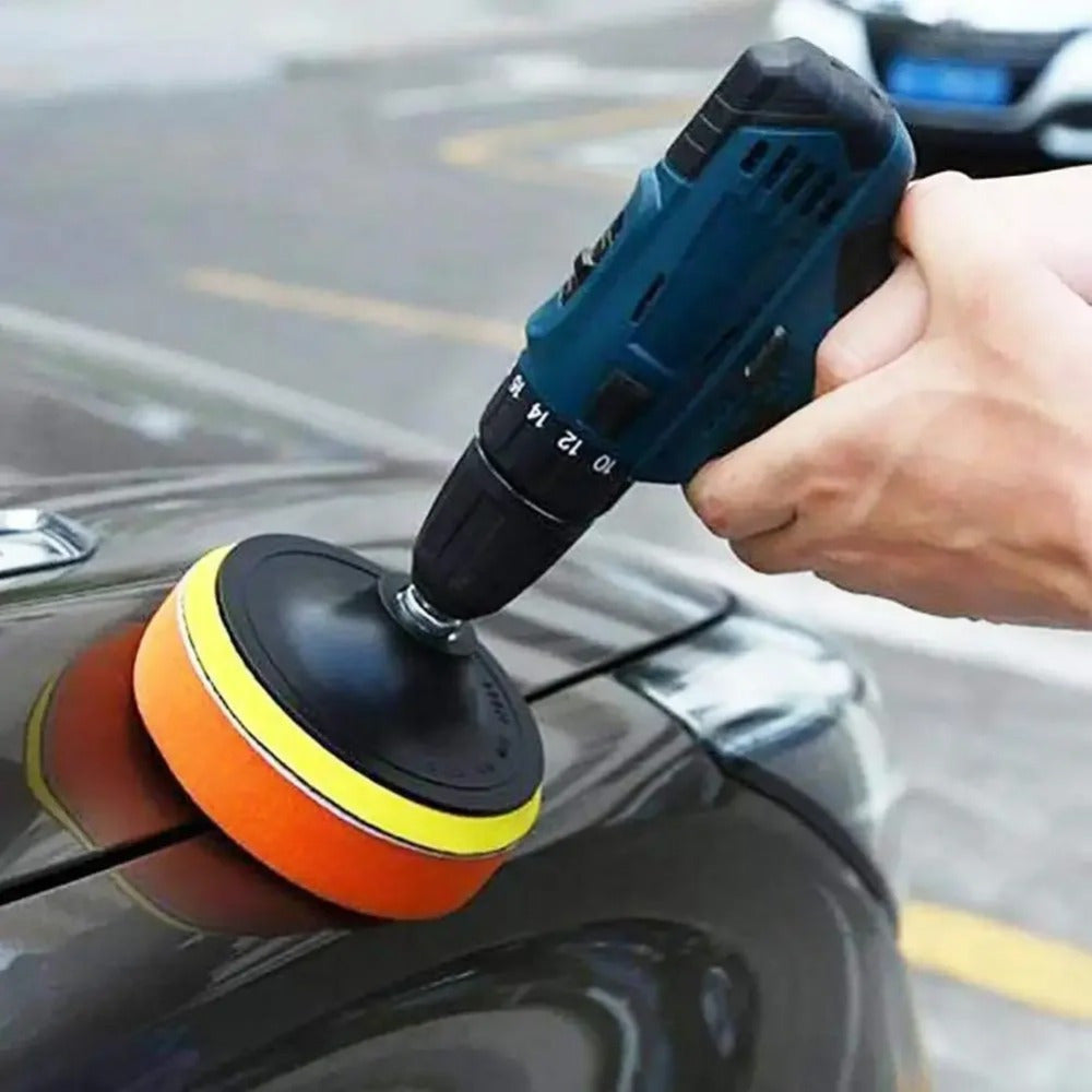 6-Piece Car Polishing Kit, 3/4 Inch Soft Wool Pad, Waxing & Polishing Buffing Disc, Scratch Removal Tool, Cordless Electric Drill Accessory, Home Improvement Tool Set