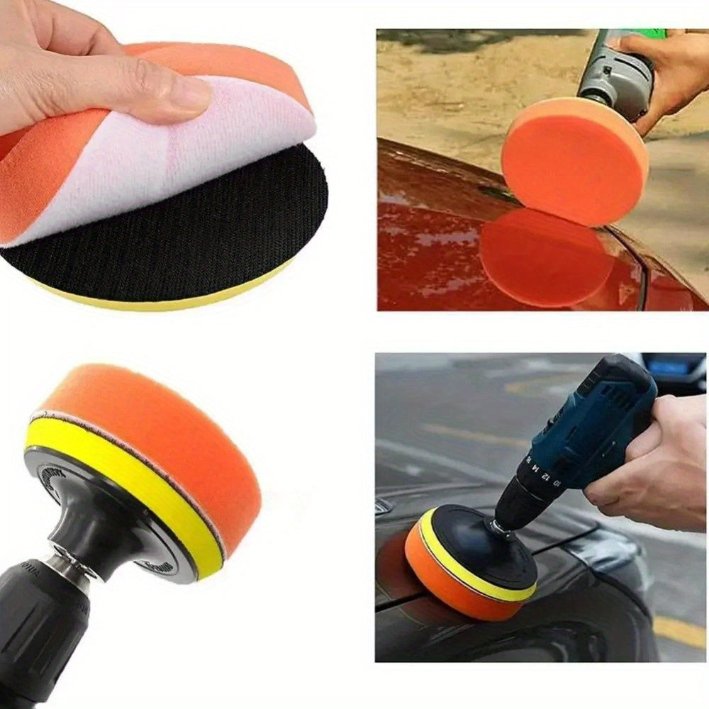6-Piece Car Polishing Kit, 3/4 Inch Soft Wool Pad, Waxing & Polishing Buffing Disc, Scratch Removal Tool, Cordless Electric Drill Accessory, Home Improvement Tool Set