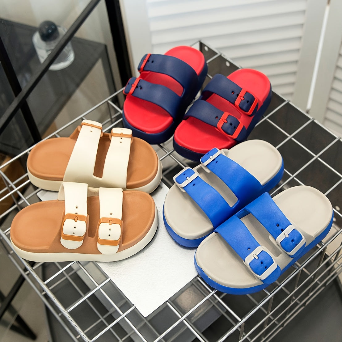 New Fashionable And Stylish Slippers for Boys, Featuring a Simple Design, Comfortable Open-Toe Sole, Breathable, Non-Slip, Suitable for Home, Outdoor, Adventure, Leisure, And Water Play, Ideal for Both Boys And Girls, All Sea