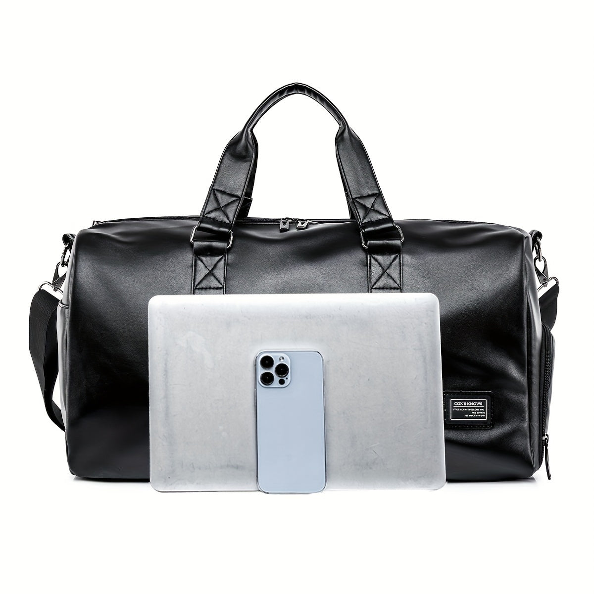 Large Capacity Fitness Cross Body Bag For Men, Travel Bag For Business Trips, Gym Workout Storage Bag With Wet And Dry Separation