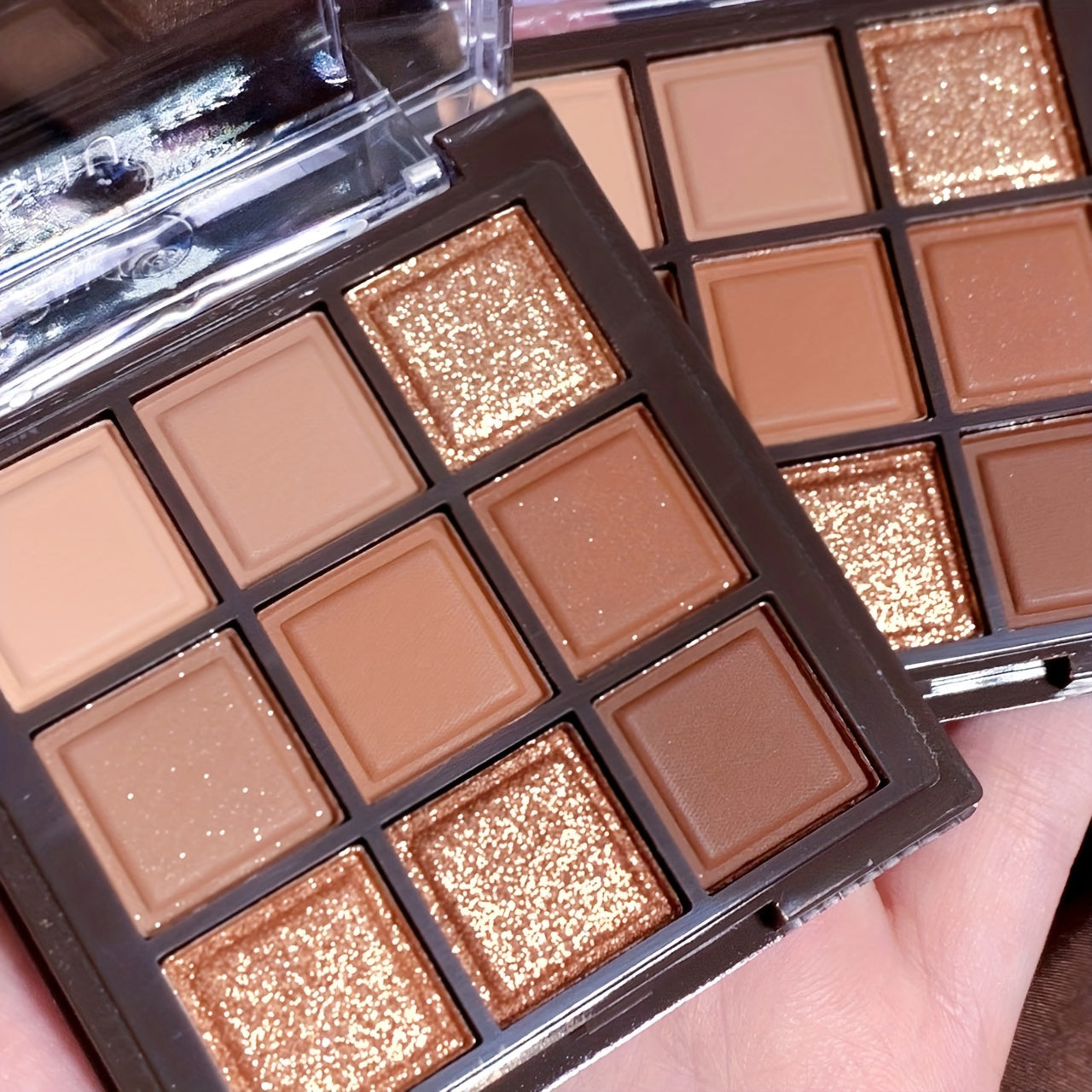 9 color Chocolate Eyeshadow Palette Matte Pearlescent Glitter Glitter Earth Eyeshadow Makeup