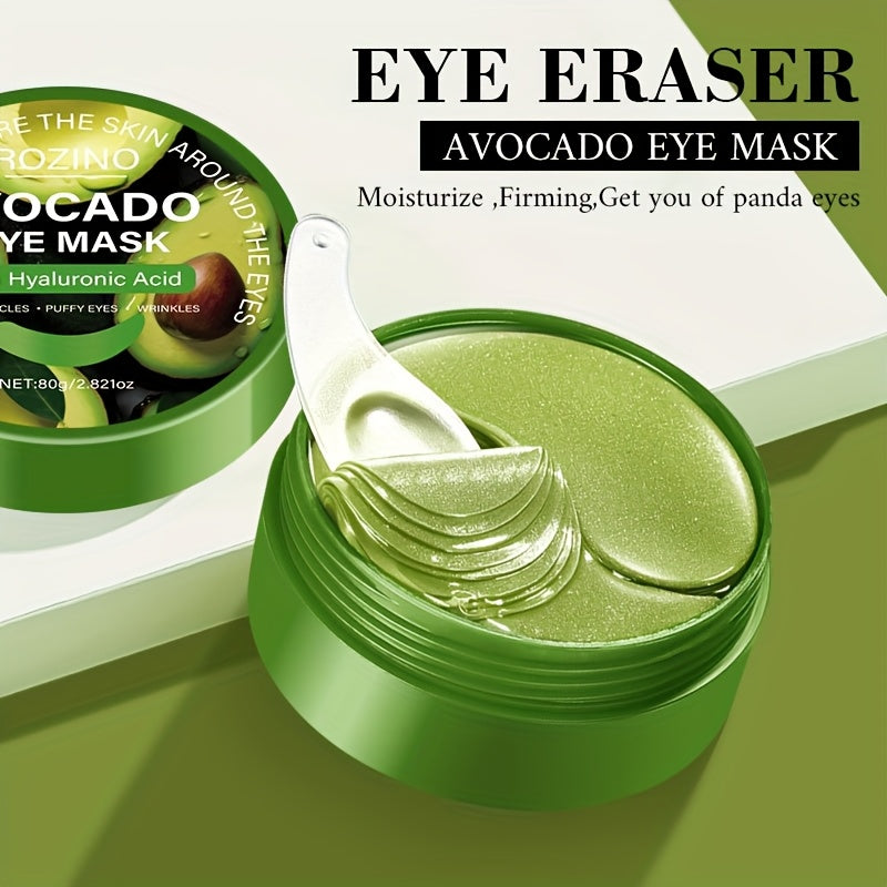 80g Hyaluronic Acid and Avocado Eye Essence Patch. It tightens the eye Light Beige, brightens the complexion, provides deep hydration and is hypoallergenic, suitable as eye makeup primer to Moisturizing Light Beige before app