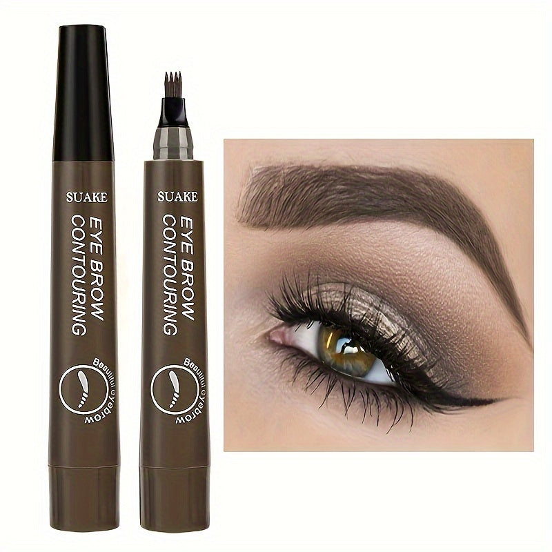 2024 Magic Eyebrow Pencil - 3D Waterproof, Ultra-Fine Precision Tip for Natural Look, Available in Light Brown, Dark Brown, Red Brown, Grey, Black