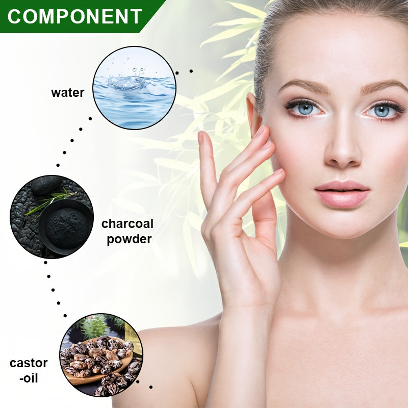 60g bamboo charcoal black mask, Strong moisturiz, deep clean oil control, adsorption dirt, a sweep and light, Light Beige breathe freely, say goodbye to rough and crowded Light Beige, Makes the Light Beige more delicate, mask