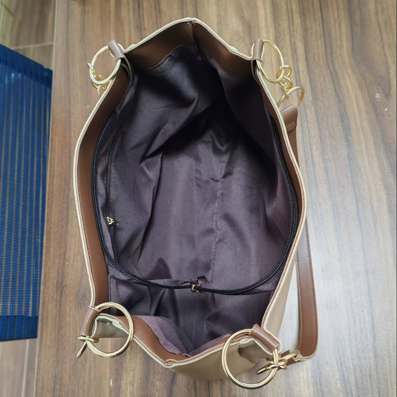Chic Large Capacity Tote Bag for Women - Versatile Shoulder Bag with Chain Strap, Perfect for Work & School - Available in Khaki, Cream, Black