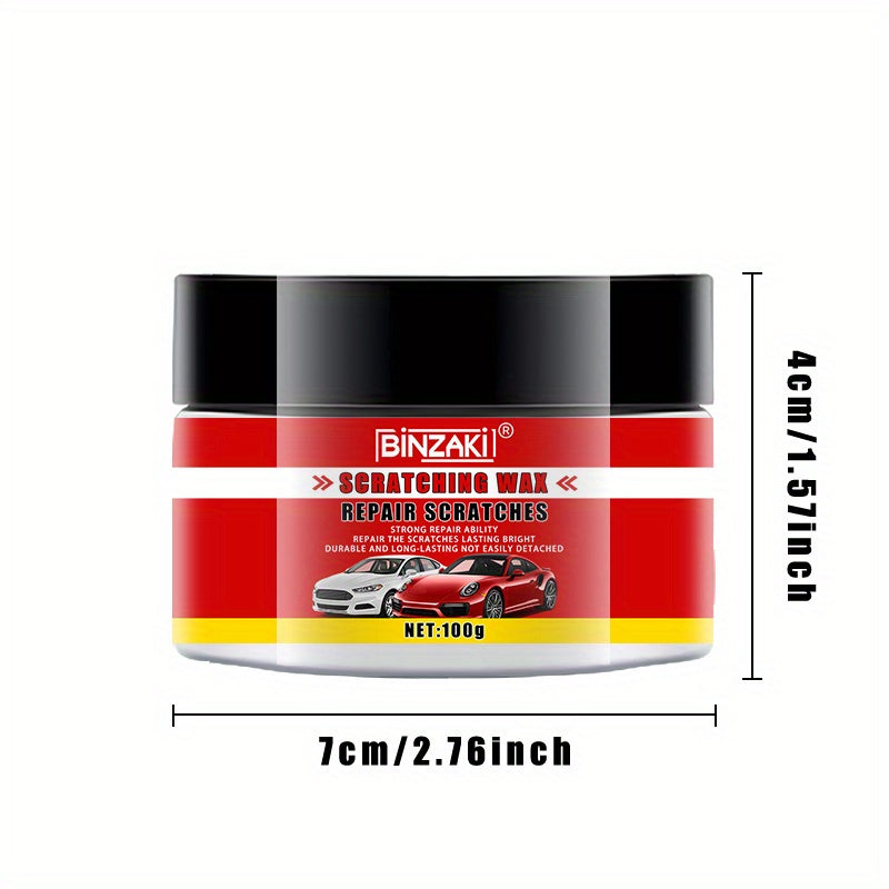 Universal Car Paint Scratch Repair Wax Kit - ABS Material, Fast Scratch Removal, Restore All Paint Luster And Brightness, Car Supplies Care Repair Cream