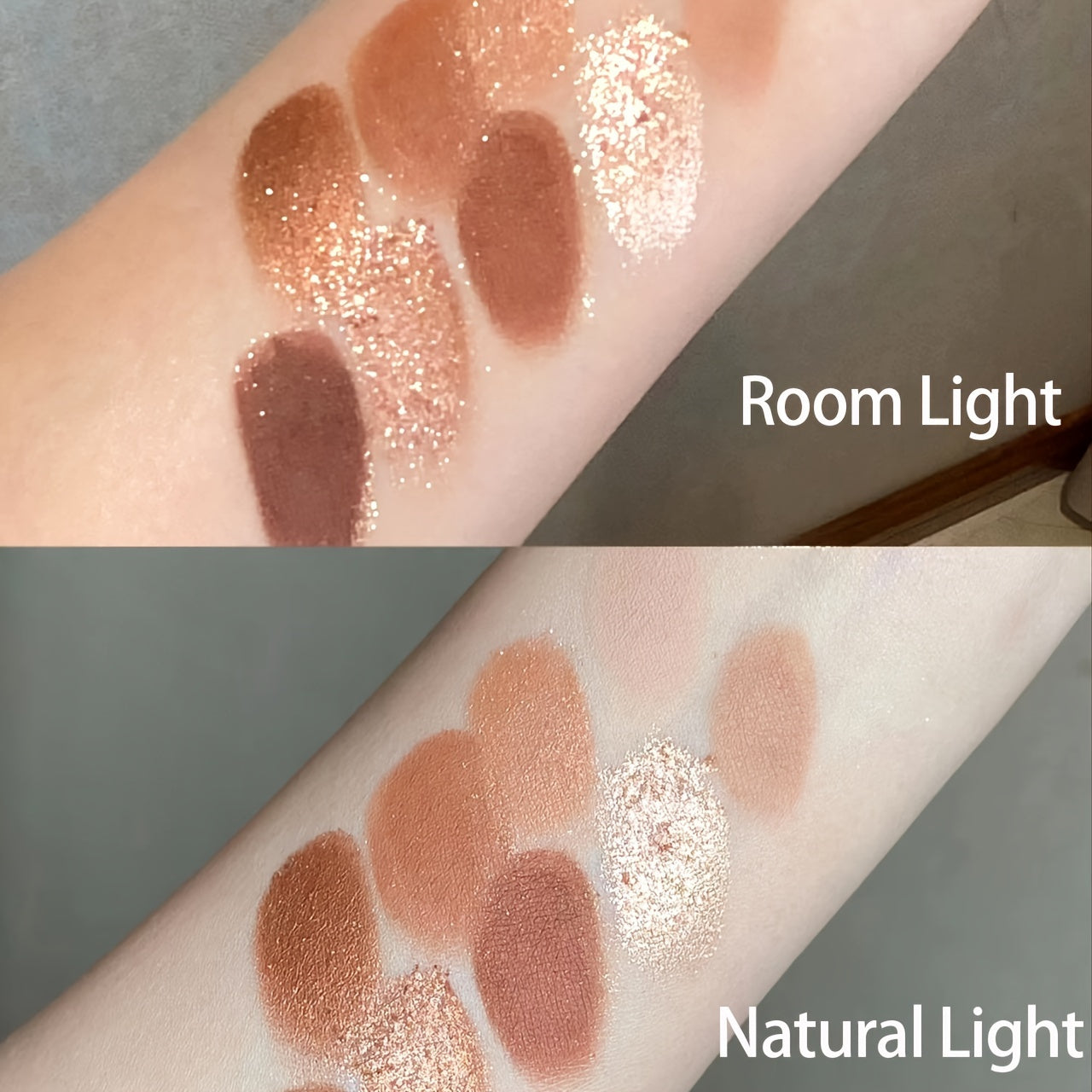 9 color Chocolate Eyeshadow Palette Matte Pearlescent Glitter Glitter Earth Eyeshadow Makeup