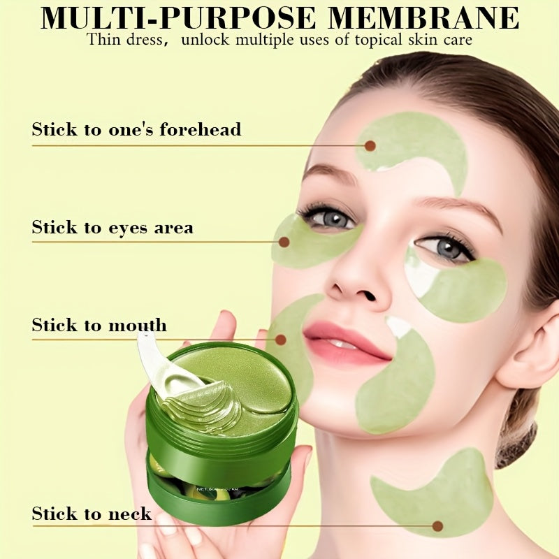 80g Hyaluronic Acid and Avocado Eye Essence Patch. It tightens the eye Light Beige, brightens the complexion, provides deep hydration and is hypoallergenic, suitable as eye makeup primer to Moisturizing Light Beige before app