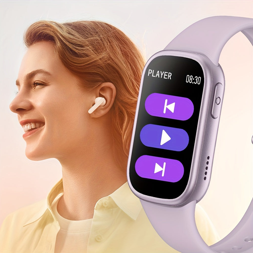 YOUTHDEMON Smartwatch | Multi-Sport Modes, Wireless Calling, IP68 | Wireless 4.0, USB Charging | TFT Display, Weather Forecast | Compatible with Android & iPhone | Durable Polycarbonate Case | Ideal for Halloween, Christmas &