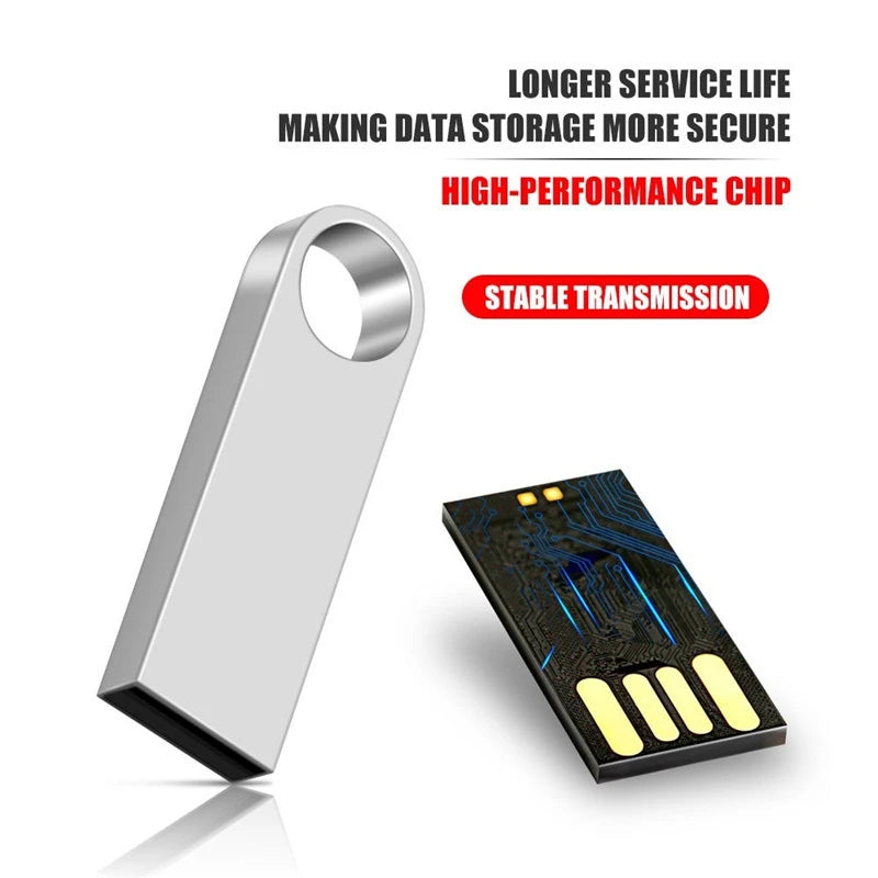محرك أقراص فلاش USB معدني أصلي 100% USB2.0 8 جيجابايت 16 جيجابايت 32 جيجابايت 64 جيجابايت محرك أقراص USB صغير معدني عالي السرعة 128 جيجابايت ذاكرة فلاش USB