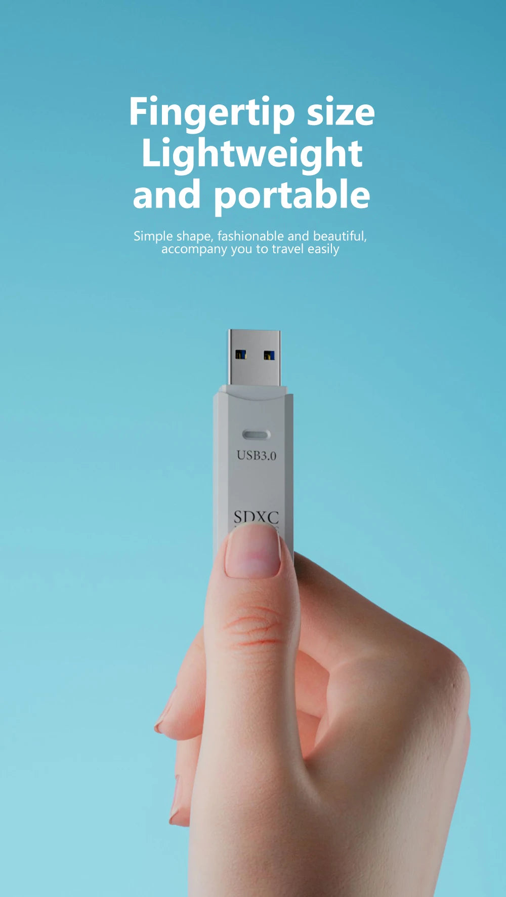 قارئ بطاقات USB 3.0 2 في 1، قارئ بطاقات Micro SD، محول USB، قارئ بطاقات عالي السرعة، بطاقة ذاكرة TF، ملحقات الكمبيوتر المحمول