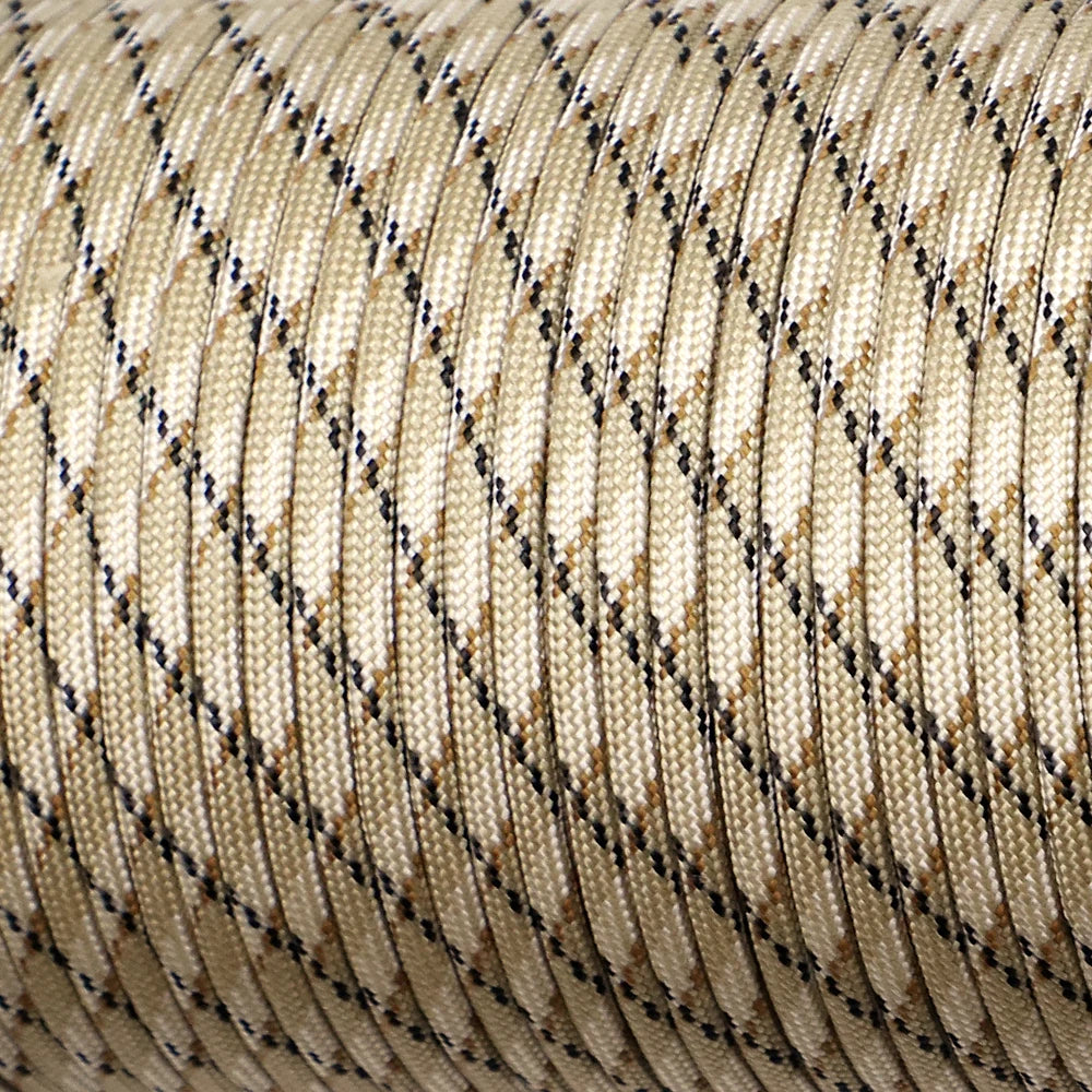 550 Paracord 7 brins 4 mm Cordon de parachute tactique militaire Accessoires de camping Survie en plein air Bracelet à faire soi-même Corde