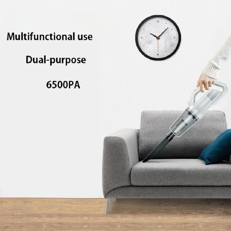 Machine de nettoyage multifonction pour appareils ménagers, aspirateur de voiture sans fil puissant, filtre en métal, portable et portatif