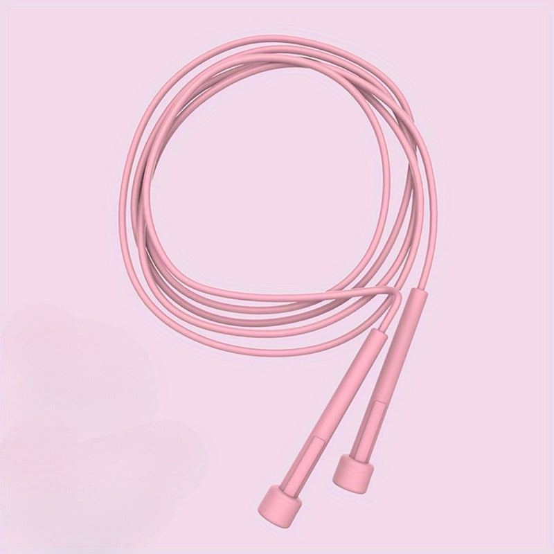 Adjustable Anti-Tangle Jump Rope for Men & Women - Professional Speed Training PVC Rope, Ideal for Home Fitness, Weight Loss, Boxing, and Endurance Exercises, Available in Black, Pink, Blue, Yellow, Green, Jump Ropes for Trai