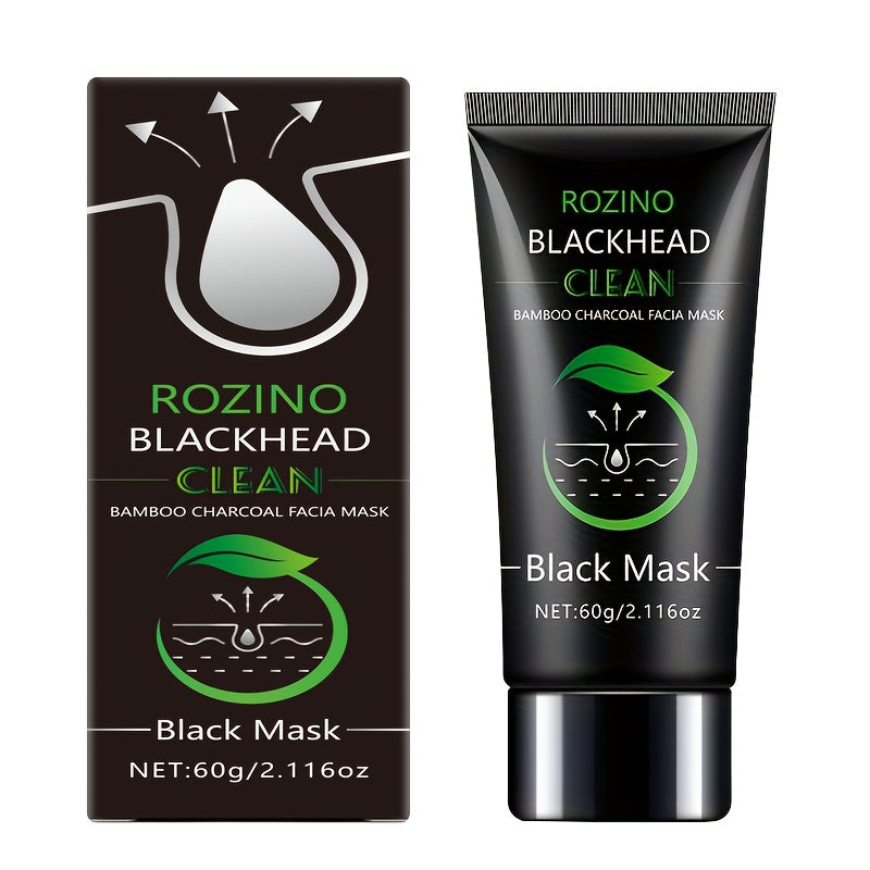 60g bamboo charcoal black mask, Strong moisturiz, deep clean oil control, adsorption dirt, a sweep and light, Light Beige breathe freely, say goodbye to rough and crowded Light Beige, Makes the Light Beige more delicate, mask