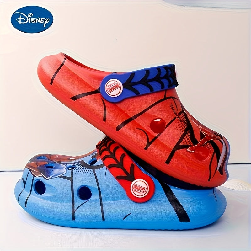 Boys' Summer Slippers Adult Home Slippers Spider-Man Soft Sole Lightweight Garden Shoes Clogs