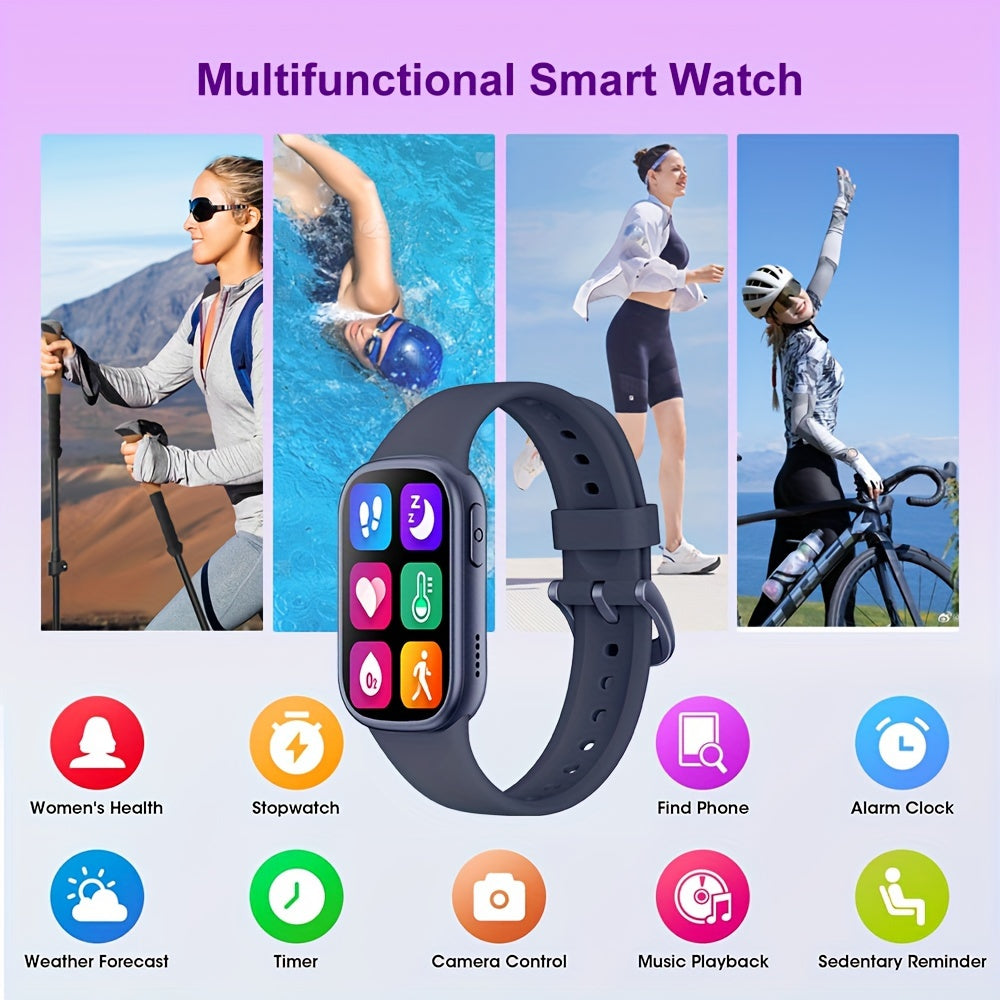 YOUTHDEMON Smartwatch | Multi-Sport Modes, Wireless Calling, IP68 | Wireless 4.0, USB Charging | TFT Display, Weather Forecast | Compatible with Android & iPhone | Durable Polycarbonate Case | Ideal for Halloween, Christmas &