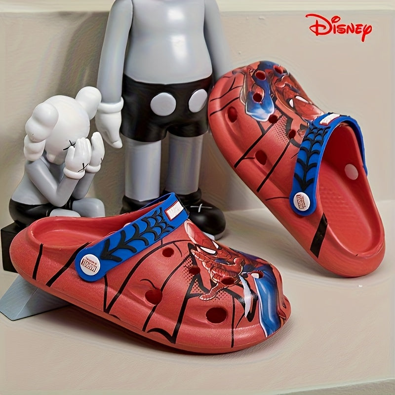 Boys' Summer Slippers Adult Home Slippers Spider-Man Soft Sole Lightweight Garden Shoes Clogs
