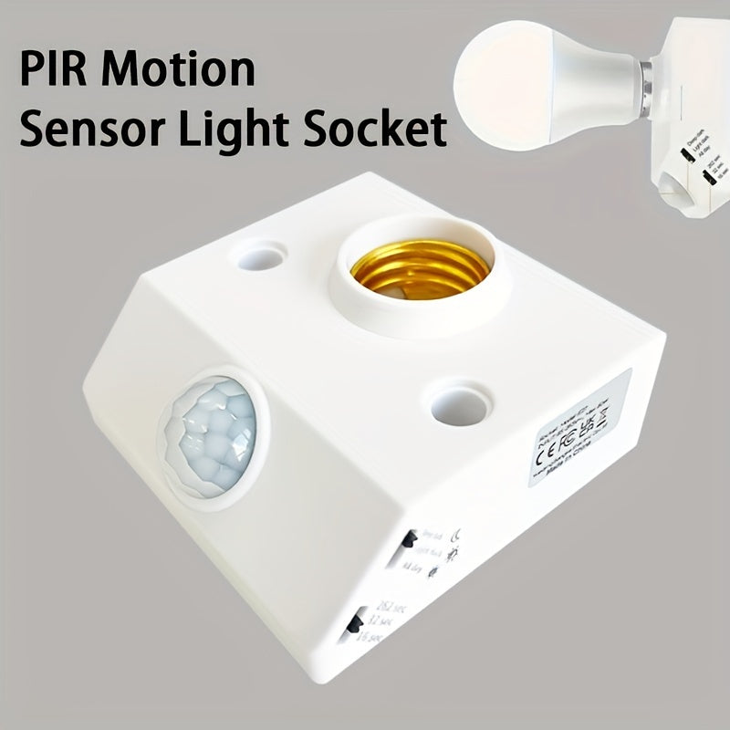 Easy-Install LED Motion Sensor Light - Automatic Infrared Human Detection, E26/E27 Base, Perfect for Indoor Use