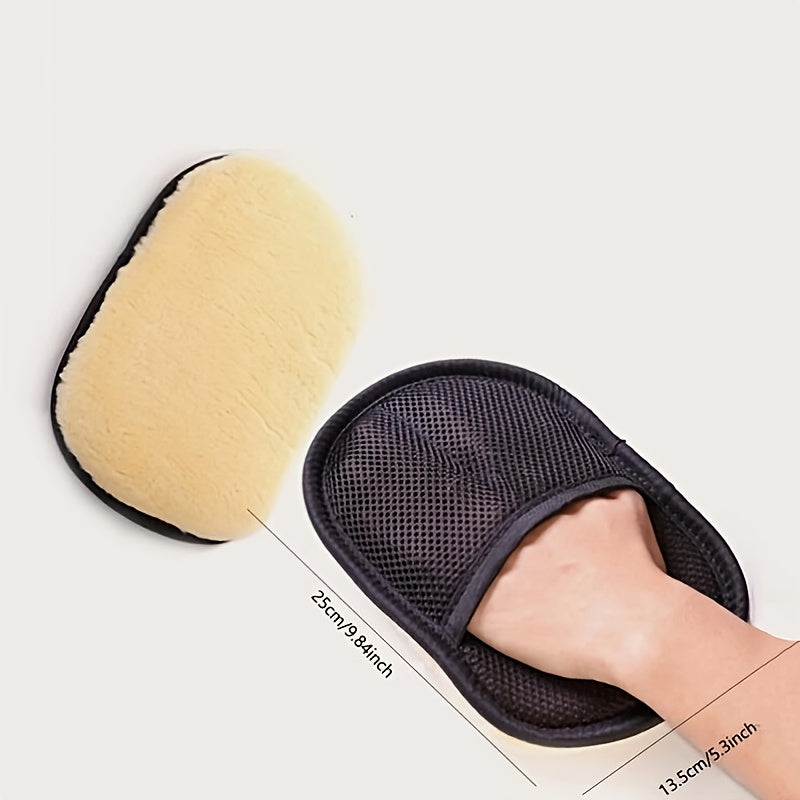 Ultra-Soft Microfiber Car Cleaning Glove, 24.99cm x 8.89cm, Perfect for Auto Detailing & Maintenance
