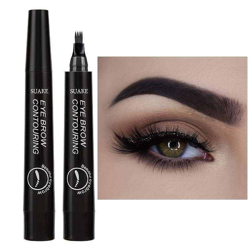 2024 Magic Eyebrow Pencil - 3D Waterproof, Ultra-Fine Precision Tip for Natural Look, Available in Light Brown, Dark Brown, Red Brown, Grey, Black