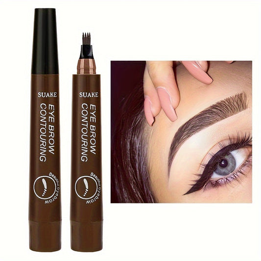 2024 Magic Eyebrow Pencil - 3D Waterproof, Ultra-Fine Precision Tip for Natural Look, Available in Light Brown, Dark Brown, Red Brown, Grey, Black
