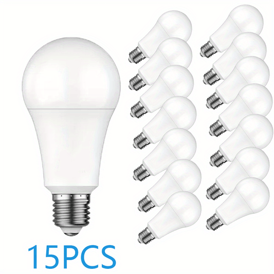 15pcs LED Bulb E27 13W 220V LED Indoor Lighting Bulb High Brightness And Low Energy Consumption Living Room Home Energy Saving LED Light Bulbs