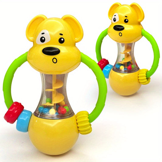 1pc Infant Hand Rattle Toy: Vibrating Rattles for Babies 0-3 Years, Toy for Grip Training, Hearing Development