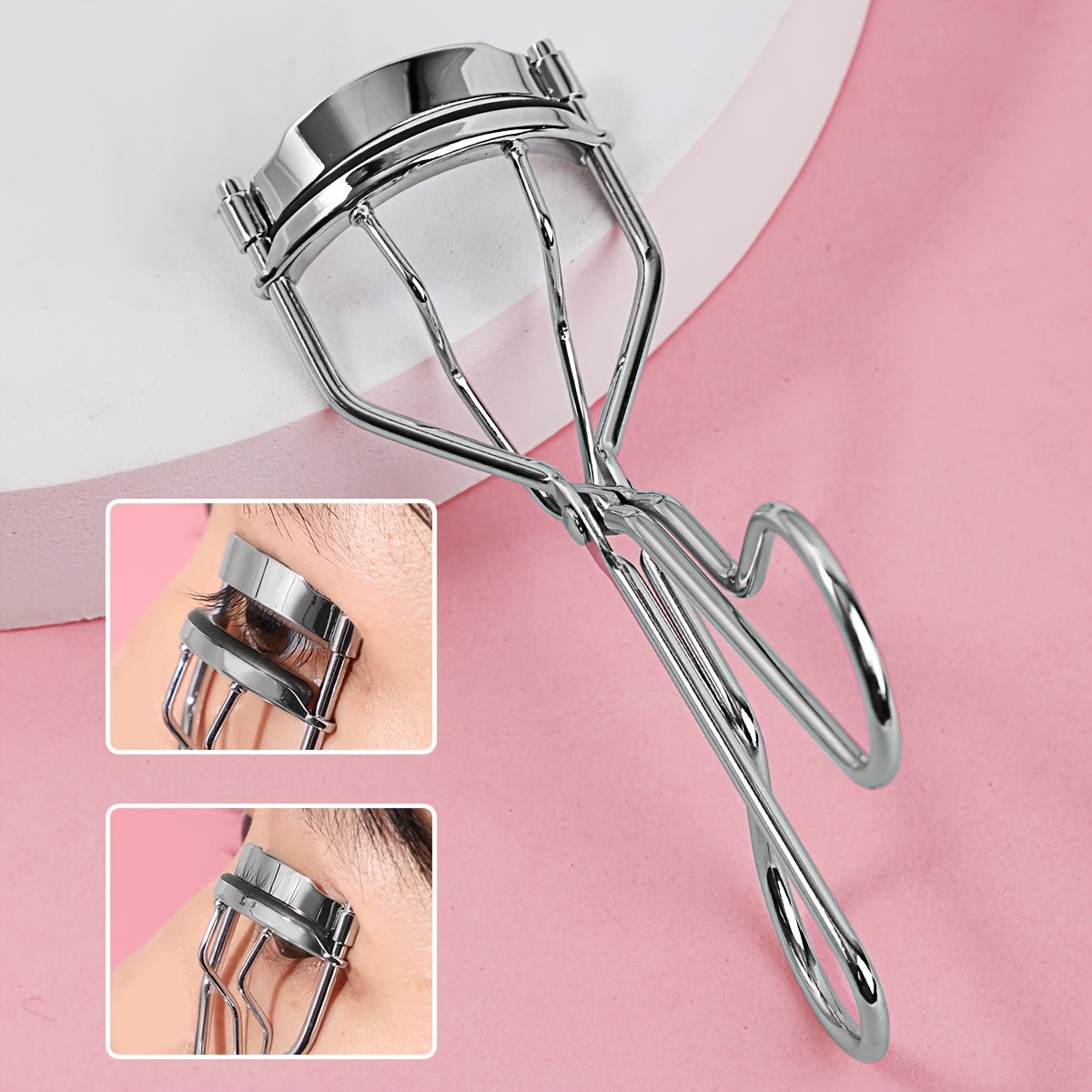 A Premium Golden Classic Eyelash Curler - A Beauty And Makeup Tool That Does Not Require Charging, Portable, Simple, Durable, A Natural Curling Beauty Tool Suitable For Women's Eyelashes.