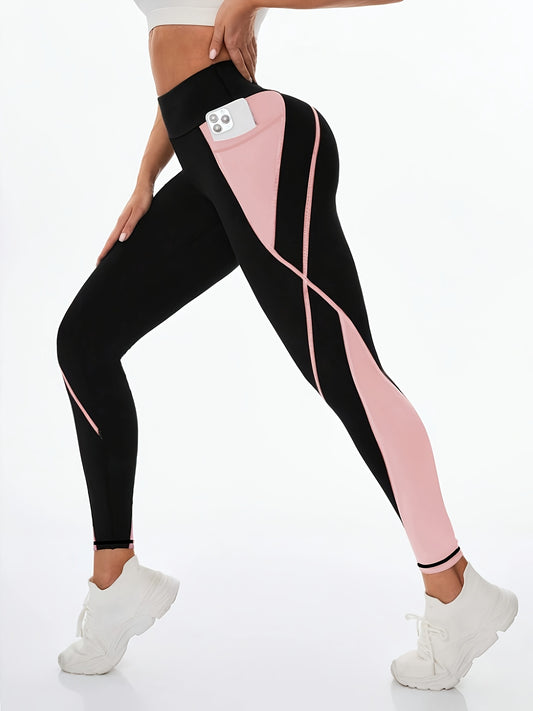 Women's High-Stretch Yoga Leggings with Pockets - Breathable, Non-See-Through Activewear for Running & Fitness