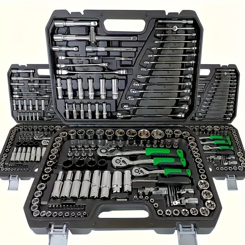 150pcs/46pcs Chrome Vanadium Steel Socket Wrench Set - Durable Torx Bit Kit for Auto & Home Repair, Includes Advanced Storage Case, No Assembly Required, Uncharged, Without Battery