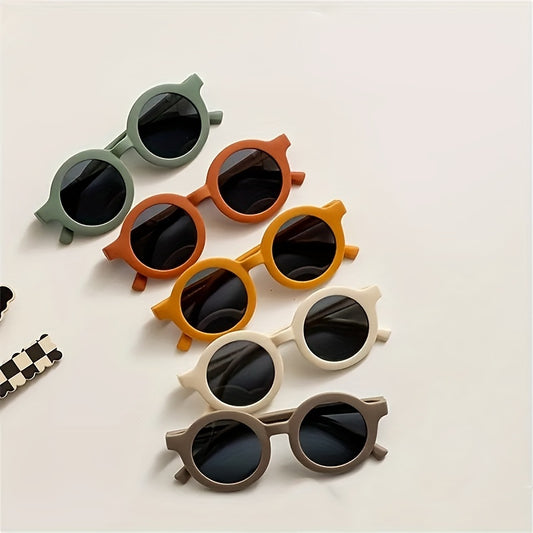Children's Children's Retro Fashion Cartoon Baby Shading Photo Catwalk Glasses Cute Nordic Style Birthday Party Glasses