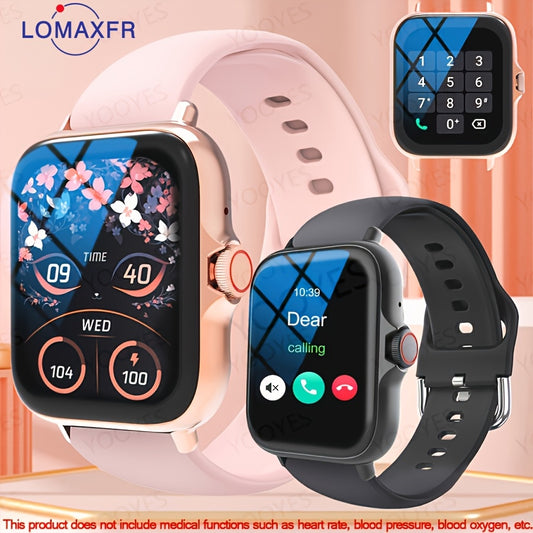 Smart Watch with Full Touch Screen, Call, Message Reminder And Other Functions, Compatible with iPhone/android Mobile Phone, Smart Sports Watch Suitable for Men And Women