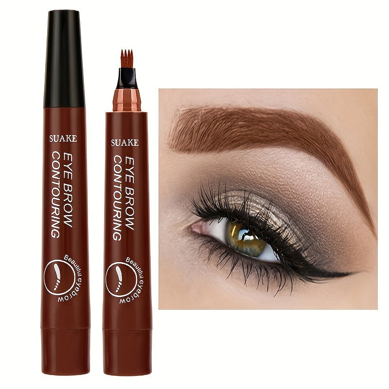 2024 Magic Eyebrow Pencil - 3D Waterproof, Ultra-Fine Precision Tip for Natural Look, Available in Light Brown, Dark Brown, Red Brown, Grey, Black