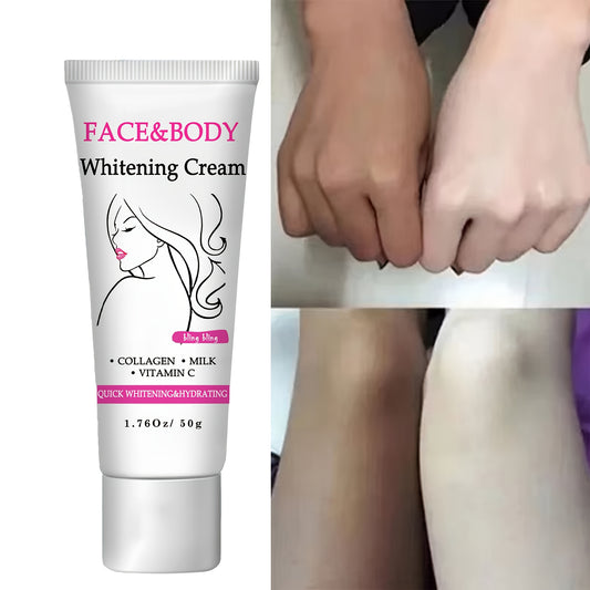 Face And Body Brightening Cream - Tone up Cream, Face & Body Makeup, Suitable for Face, Neck, Armpits, Joints And Other Parts, Mild Texture, Brightening And Moisturizing at The Same Time, Suitable for Men And Women, 50G/1.76O