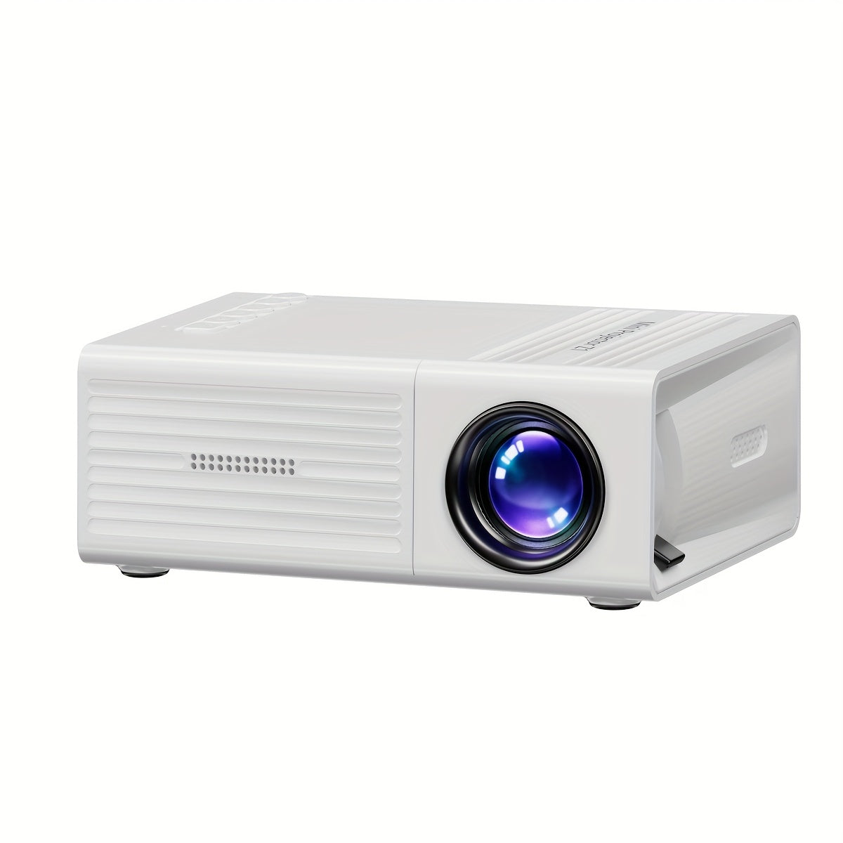 Portable Projector, Supporting 1080P, with USB Interface And Remote Control, Compatible with Smartphones/Tablets/Laptops/Tv Sticks/Usb Drives