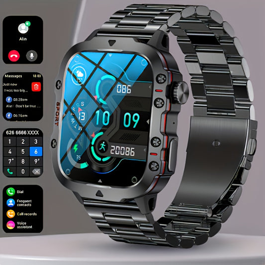 New Durable Smartwatch Men'S Wireless Call Sports Fitness AI Voice Outdoor 100+ Sports Mode Outdoor Smartwatch