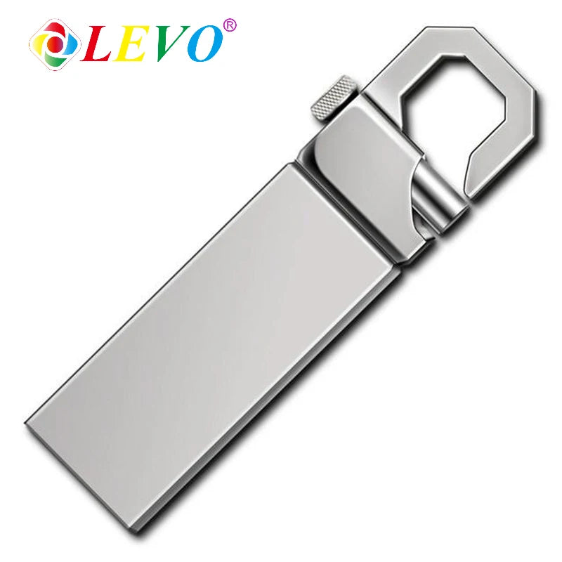 Clé USB 2.0 en métal 100 % originale, 8 Go, 16 Go, 32 Go, 64 Go, mini clé USB en métal haute vitesse, 128 Go