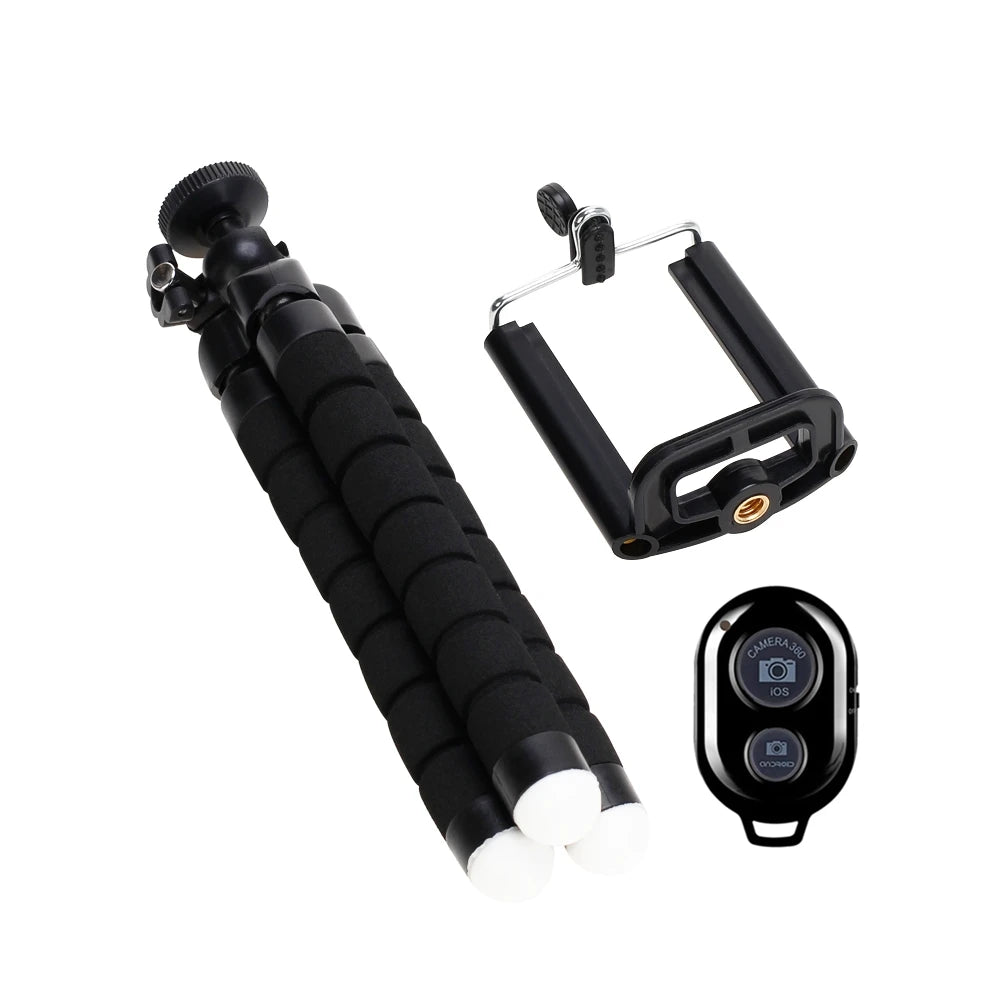 Tripods Tripod For Phone Mobile Camera Holder Clip Smartphone Monopod Tripe Stand Octopus Mini Tripod Stativ For Phone