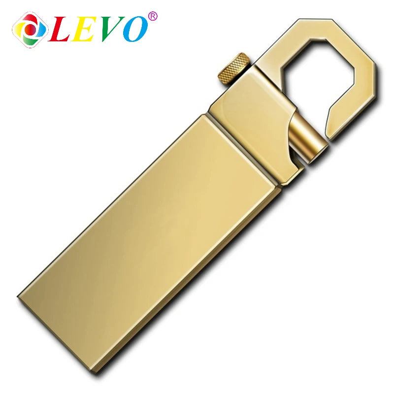 Clé USB 2.0 en métal 100 % originale, 8 Go, 16 Go, 32 Go, 64 Go, mini clé USB en métal haute vitesse, 128 Go