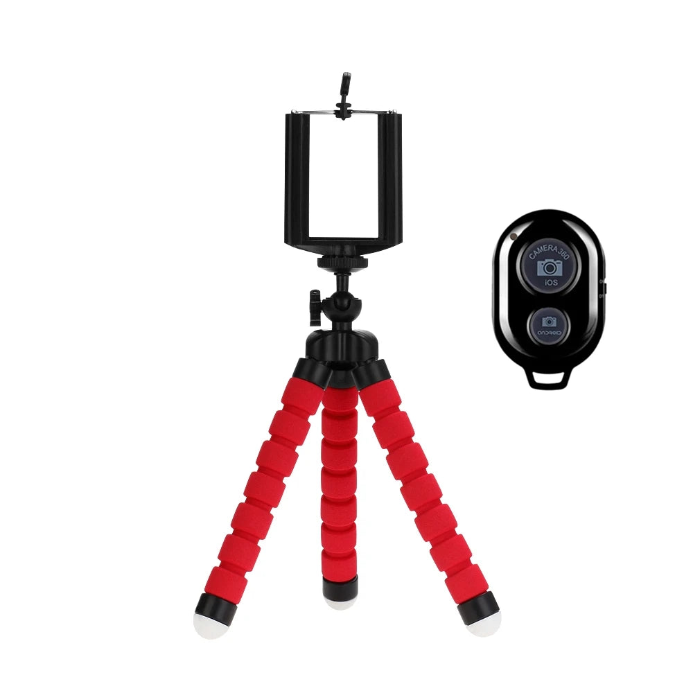 Tripods Tripod For Phone Mobile Camera Holder Clip Smartphone Monopod Tripe Stand Octopus Mini Tripod Stativ For Phone