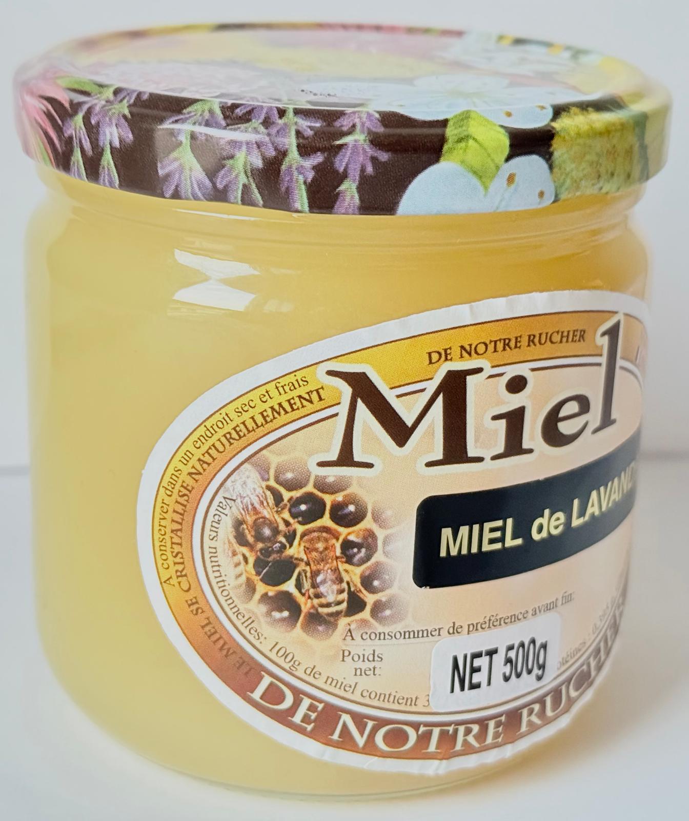 Miel de lavande Bio origine France - pot de 500g