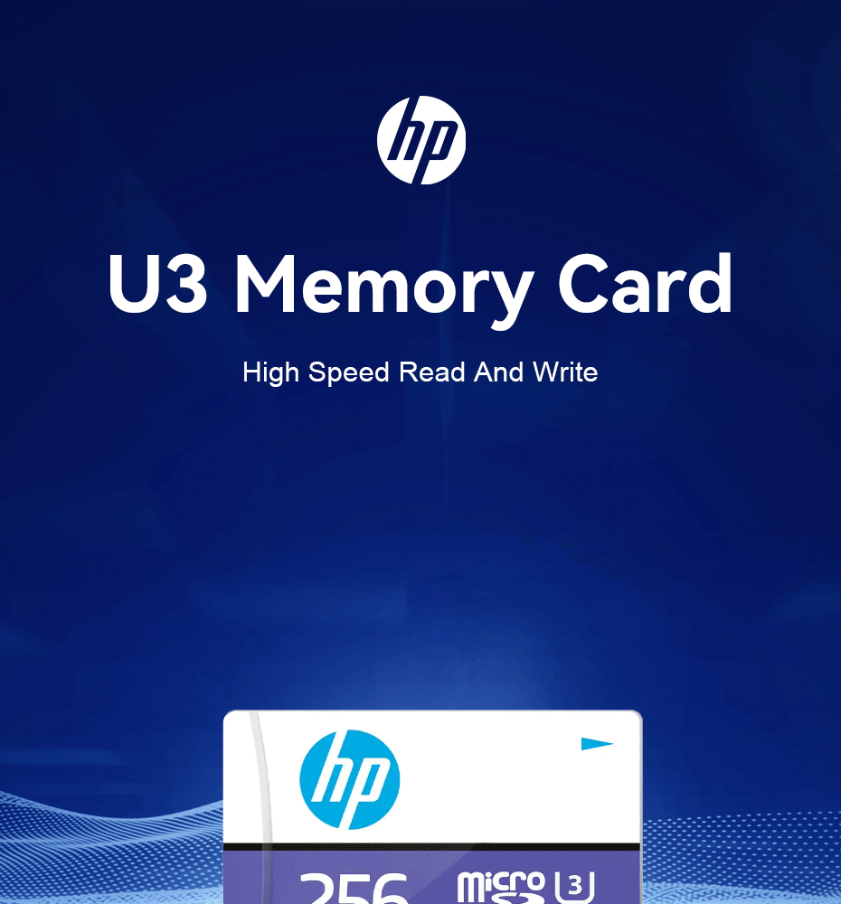 HP Micro SD Card Class10 U3 Memory Card MicroSD 64GB 128GB 256GB SD/TF Flash Card on For Smartphone Tablet Camera