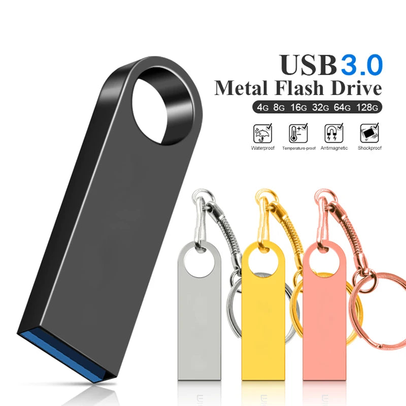 Clé USB 3.0 haute vitesse 128 Go 64 Go 32 Go 16 Go 8 Go Clé USB 3.0 Flash Pendrive 128 Go 64 Go 32 Go 16 Go 8 Go 3.0 Stick Pen Drive