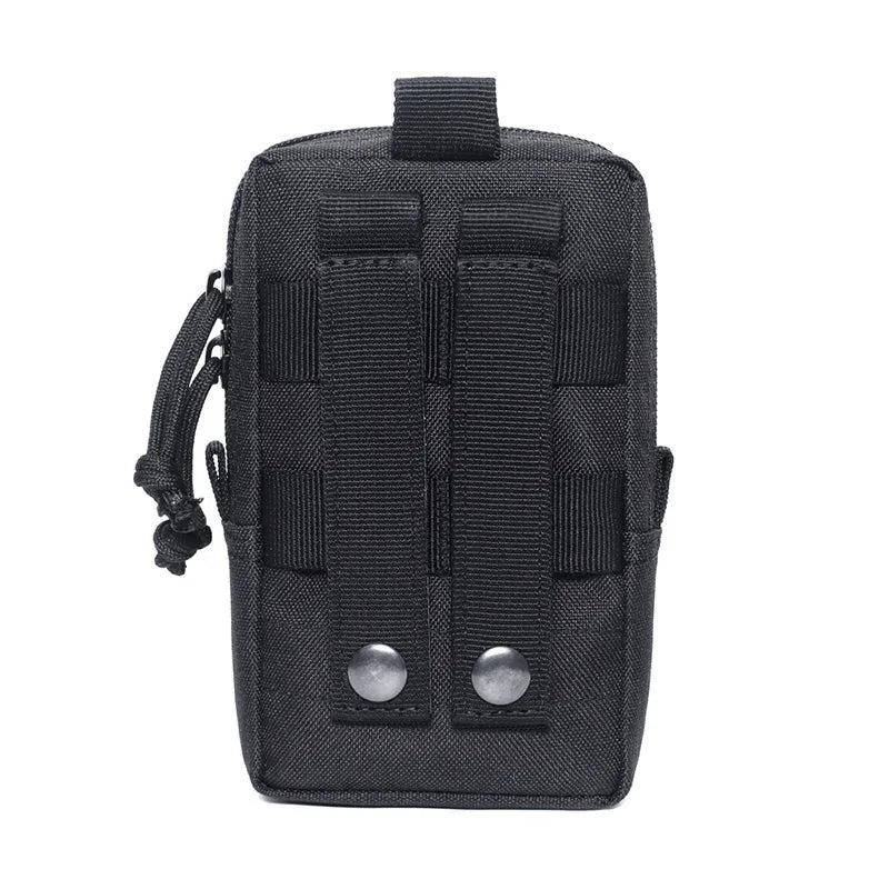 Tactical Mobile Phone Pouch Smart Phone Belt Holster Waist Pack EDC Security Key Chain Bags Hiking Camping Tools Storage