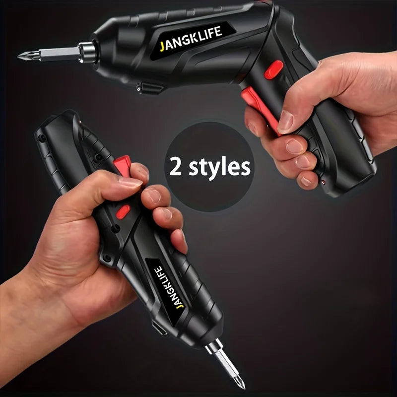 Electric Screwdriver Battery Rechargeable Cordless Screwdriver Powerful Impact Wireless Screwdriver Drill Electric Screw Driver