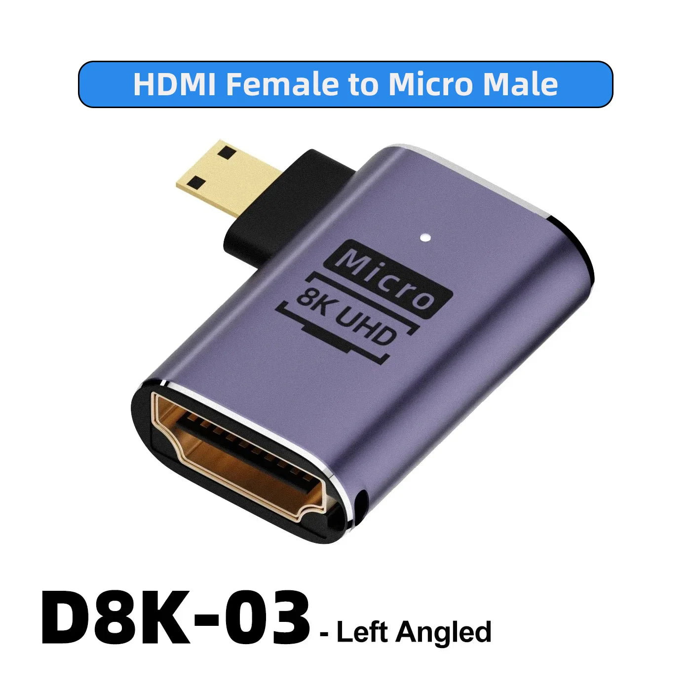 Adaptateur de câble HDMI 2.1 mini micro HDMI vers HDMI 2.1 convertisseur 48 Gpbs 8K60HZ 4K120HZ pour projecteur HDTV PS4 PS5 ordinateur portable PC