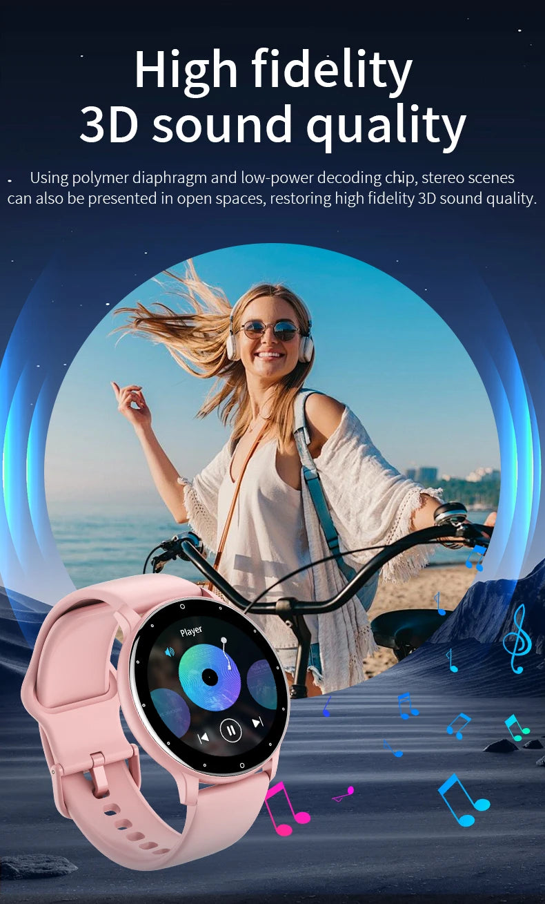 LIGE Montre Intelligente Femme Homme Bluetooth Sport Fitness Oxygène Sanguin Moniteur De Fréquence Cardiaque Montre Intelligente Pour Xiaomi Huawei Téléphone 2024 Nouveau